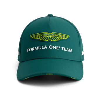Aston Martin čepice baseballová kšiltovka official Teamline Replica green F1 Team 2025