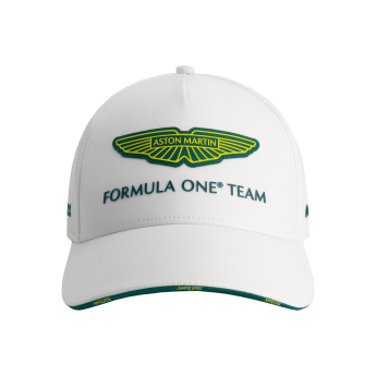 Aston Martin čepice baseballová kšiltovka official Teamline Replica white F1 Team 2025