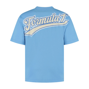 Koszulka T-shirt męska Heritage Logo niebieska Formula 1 2025