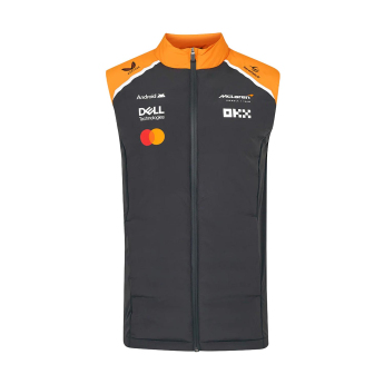Mclaren Honda pánská vesta official Teamline Replica grey F1 Team 2025