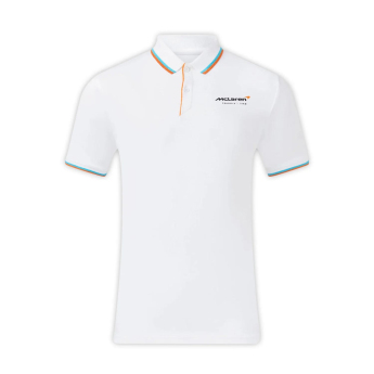Mclaren Honda pánské polo tričko Essentials white F1 Team 2025