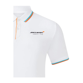 Mclaren Honda pánské polo tričko Essentials white F1 Team 2025