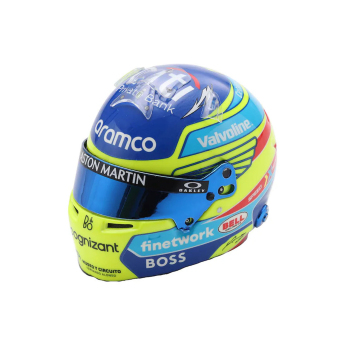 Aston Martin model přilby 1:5 Fernando Alonso F1 Team 2025