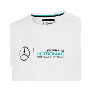 Mercedes AMG Petronas dětské tričko logo white F1 2016