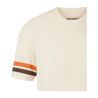 Mclaren Honda pánské tričko Austin GP beige F1 Team 2025