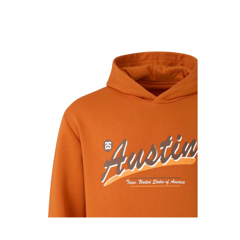 Mclaren Honda pánská mikina s kapucí Austin GP orange F1 Team 2025