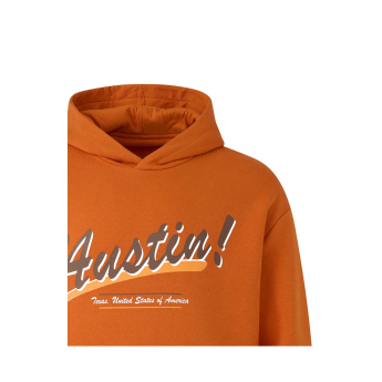 Mclaren Honda pánská mikina s kapucí Austin GP orange F1 Team 2025