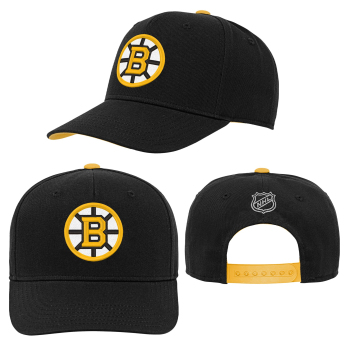 Boston Bruins dětská čepice baseballová kšiltovka Precurved Snap