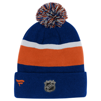 Edmonton Oilers dětská zimní čepice Cuffed Beanie With Pom