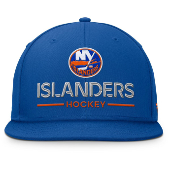 New York Islanders čepice flat kšiltovka Authentic Pro A/Cap Flat Brim Square Visor Structured Adjustable