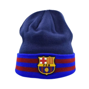FC Barcelona dětská zimní čepice Lines