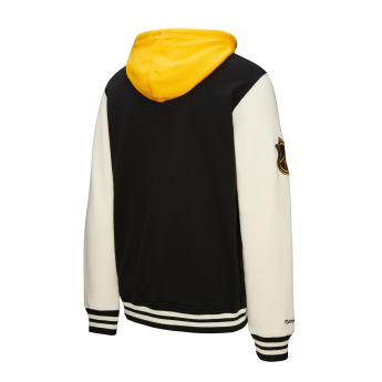 Boston Bruins pánská mikina s kapucí Courtside Fleece Button Front Current Logo
