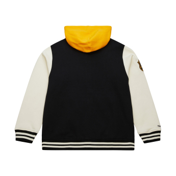 Pittsburgh Penguins pánská mikina s kapucí Courtside Fleece Button Front Current Logo