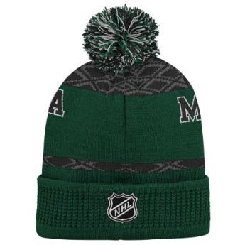 Minnesota Wild dětská zimní čepice Puck Pattern Cuffed Pom