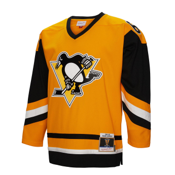 Pittsburgh Penguins hokejový dres Mario Lemieux 1984 NHL Gold Jersey