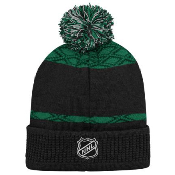 Dallas Stars dětská zimní čepice Puck Pattern Cuffed Pom
