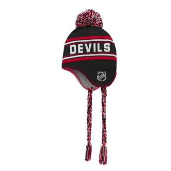 New Jersey Devils dětská zimní čepice Jacquard Tassel Knit With Pom
