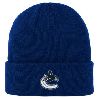Vancouver Canucks dětská zimní čepice Cuffed Knit blue