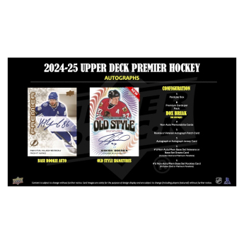 NHL boxy hokejové karty NHL 2024-25 Upper Deck Premier Hockey Hobby Box