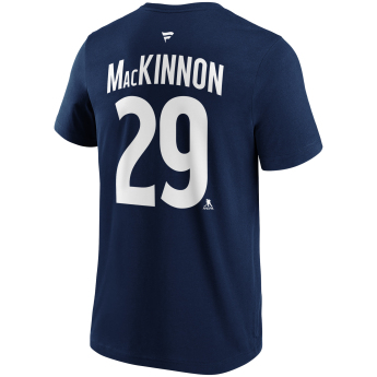 Colorado Avalanche pánské tričko Nathan MacKinnon #29 iconic name & number graphic