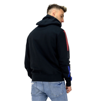 FC Barcelona pánská mikina s kapucí Race black