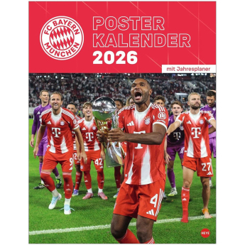 Bayern Mnichov kalendář 2026 Wall