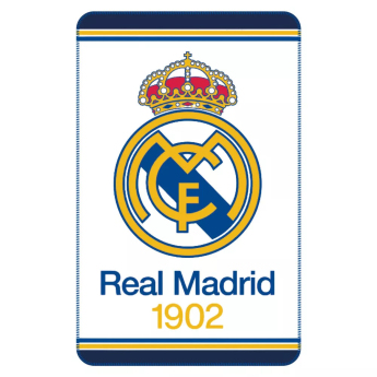 Flísová deka REAL MADRID white