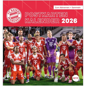 Kalendář BAYERN MNICHOV 2026 Postcard