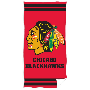 Chicago Blackhawks plážová osuška red