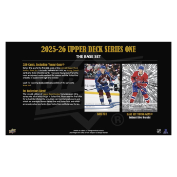 NHL boxy hokejové karty NHL 2025-26 Upper Deck Series 1 Blaster Box