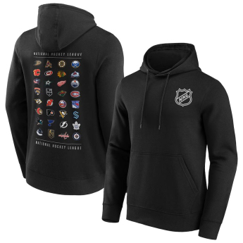 NHL produkty pánská mikina s kapucí All Team Graphic black
