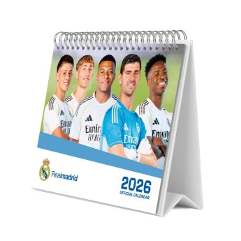 Real Madrid stolní kalendář 2026