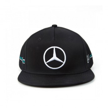Mercedes AMG Petronas čepice flat kšiltovka Brim black Lewis Hamilton Team F1 2017