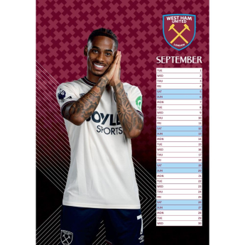 West Ham United kalendář 2026