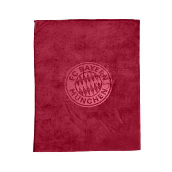 Bayern Mnichov fleecová deka bordeaux