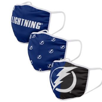 Tampa Bay Lightning roušky Foco set of 3 pieces EU