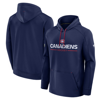 Montreal Canadiens pánská mikina s kapucí Authentic Pro Rink Poly Fleece POH