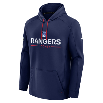 New York Rangers pánská mikina s kapucí Authentic Pro Rink Poly Fleece POH