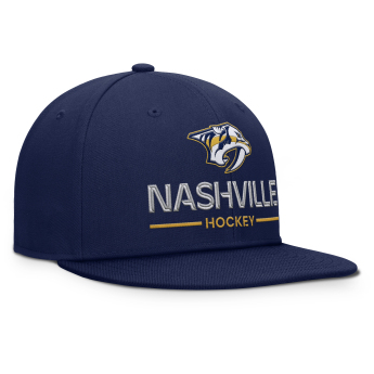 Nashville Predators čepice flat kšiltovka Authentic Pro A/Cap Flat Brim Square Visor Structured Adjustable