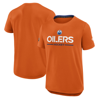 Edmonton Oilers pánské tričko Authentic Pro SS Rink Tee