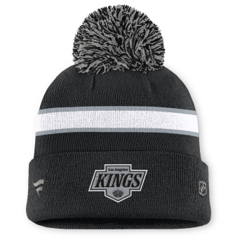 Los Angeles Kings dámská zimní čepice Authentic Pro W/Cap Cuffed Pom Beanie