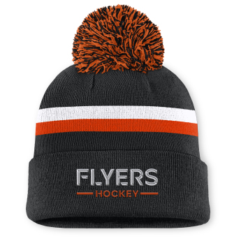 Philadelphia Flyers dámská zimní čepice Authentic Pro W/Cap Cuffed Pom Beanie