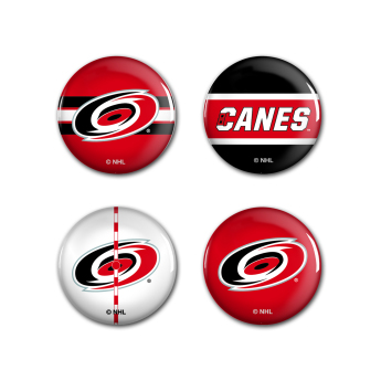 Carolina Hurricanes placka Button 4 Pack