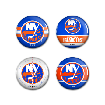 New York Islanders placka Button 4 Pack
