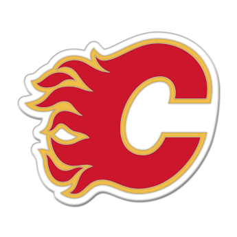 Calgary Flames odznak Enamel Pin Jewelry Card