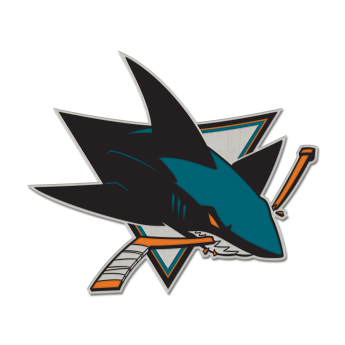 San Jose Sharks odznak Enamel Pin Jewelry Card