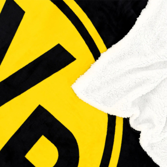 Borussia Dortmund fleecová deka Sherpa