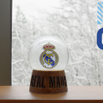 Real Madrid sněhová koule 3D logo