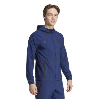 Manchester United pánská bunda s kapucí Vis Tech Travel navy