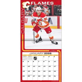Calgary Flames kalendář 2026 Wall